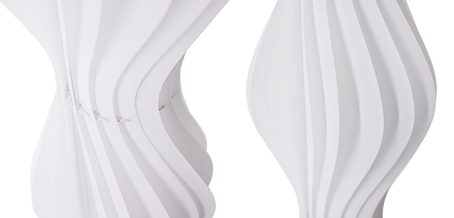 Светодиодный торшер меняющий цвета с пультом Waves Floor Lamp - фото