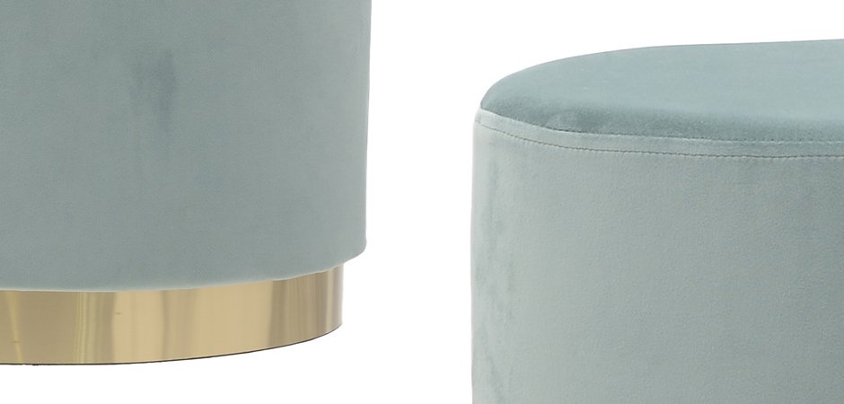 Пуф Golden Belt Turquoise Pastel Пуф Golden Belt Turquoise Pastel - Loft-Concept в Омске
