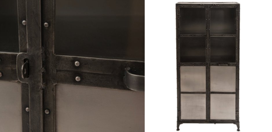 Буфет Industrial Steampunk Nickel Cabinet Буфет Industrial Steampunk Nickel Cabinet - Loft-Concept в Омске