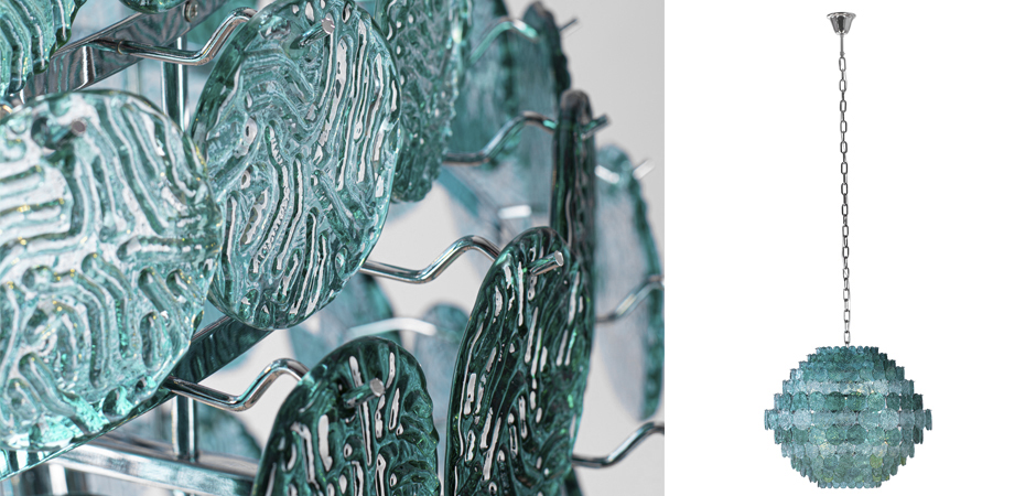 Люстра зеленое стекло Lighting Braithwell Chandelier Люстра зеленое стекло Lighting Braithwell Chandelier - Loft-Concept в Омске