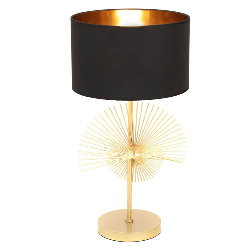 Настольная лампа Genoveva Table lamp black Черный Золотой в Омске | Loft Concept 