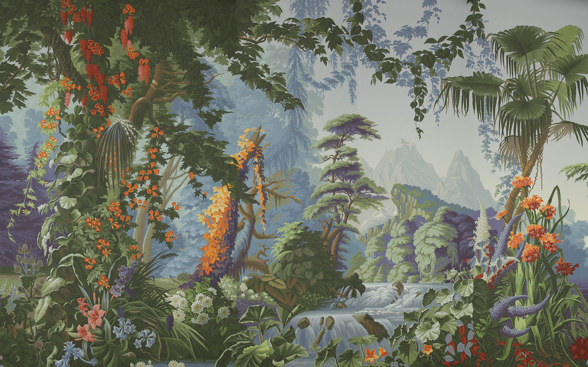 Обои ручная роспись L'Eden Eden on scenic paper Обои ручная роспись L'Eden Eden on scenic paper - постер Loft-Concept в Омске