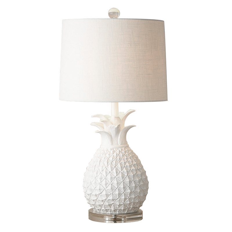 Настольная лампа White Pineapple Table lamp Белый в Омске | Loft Concept 