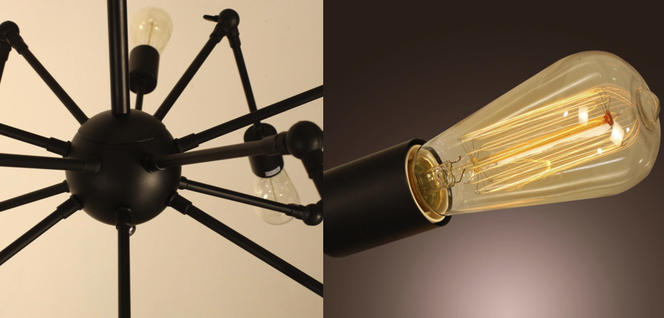 Люстра Loft Industrial Sputnik Chandelier Spider - Loft-Concept в Омске