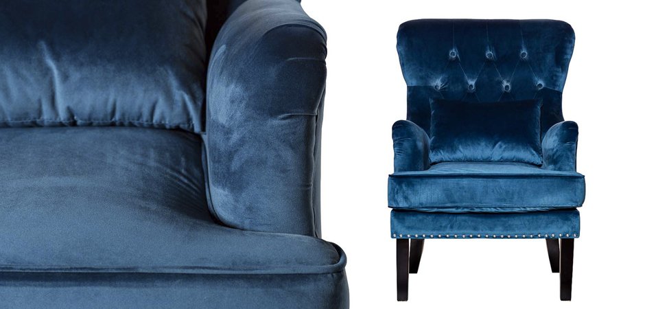 Stony Brook Chair Blue Кресло Stony Brook Chair Blue Кресло - Loft-Concept в Омске