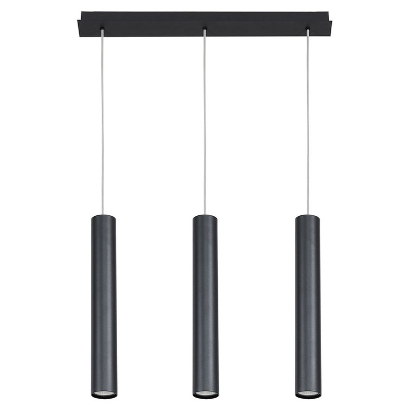 Люстра Luis Chandelier Line black Черный в Омске | Loft Concept 