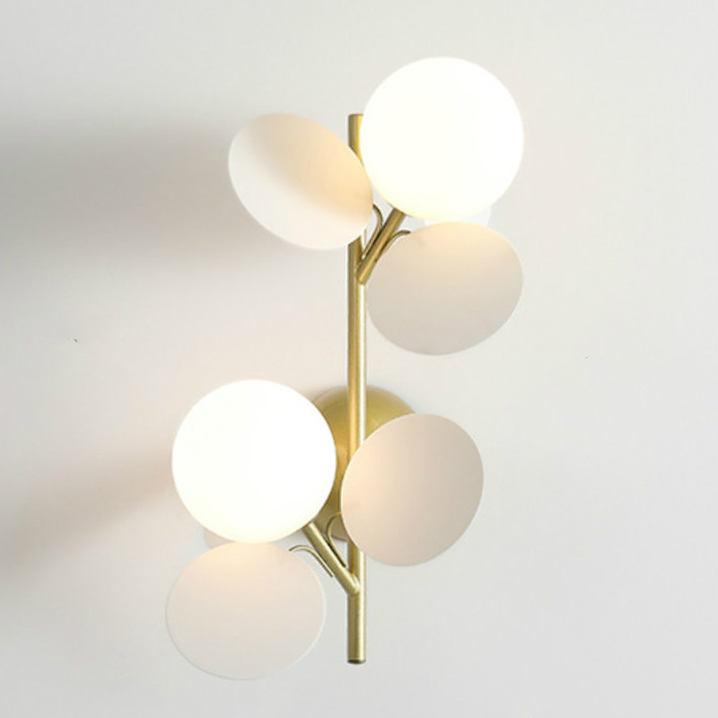 Бра MATISSE sconce double white Золотой Белый в Омске | Loft Concept 