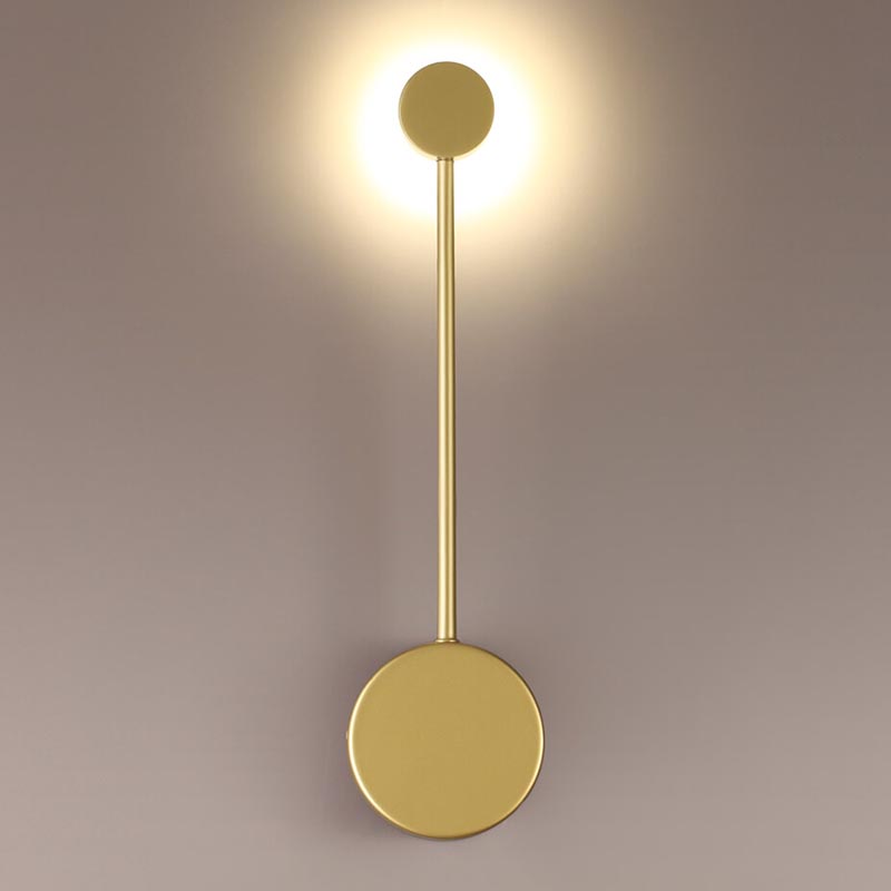 Бра Pin Wall Light Gold 40 Золотой в Омске | Loft Concept 