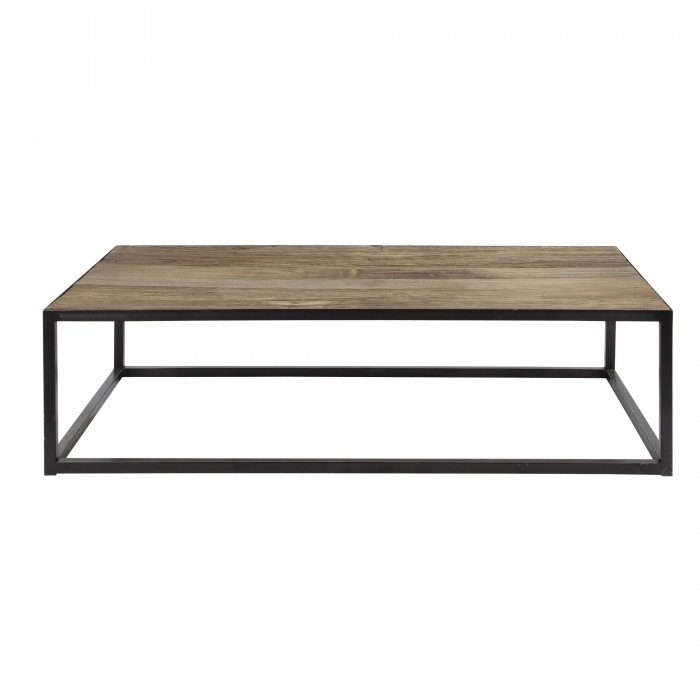 Стол Industrial Minimal Coffee Table 130 Черный в Омске | Loft Concept 