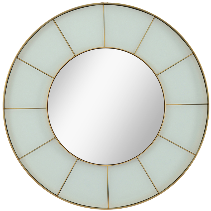 Зеркало Sectors Circle Mirror white  в Омске | Loft Concept 