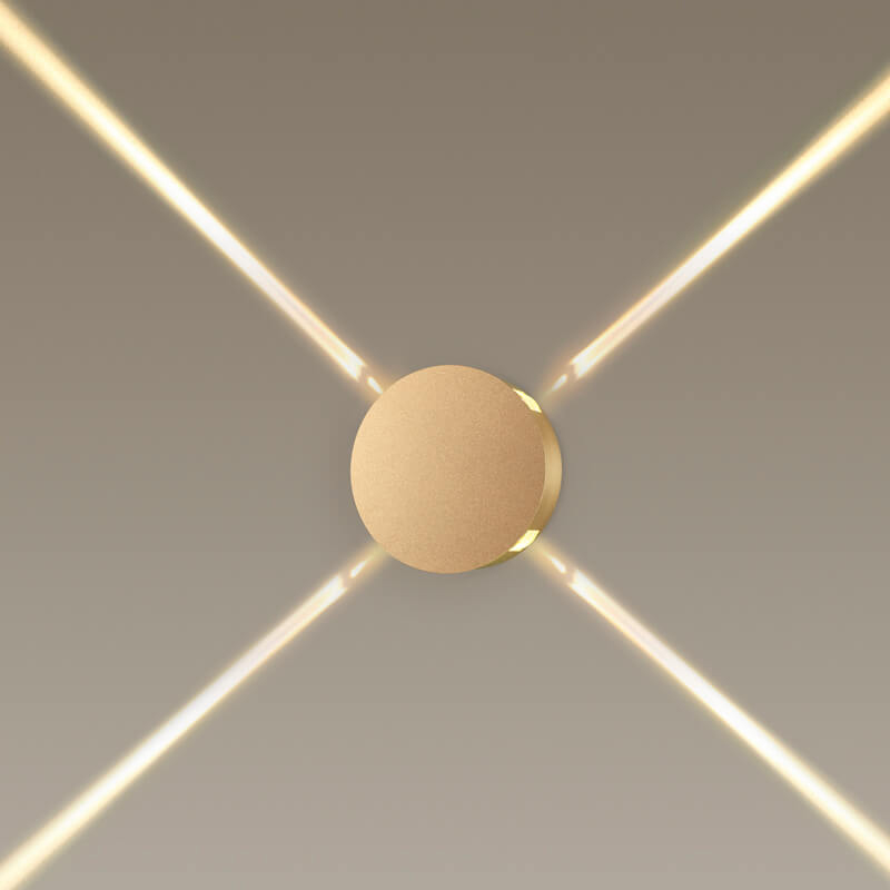 Спот Jedi Beam Sconce Circle gold Золотой в Омске | Loft Concept 