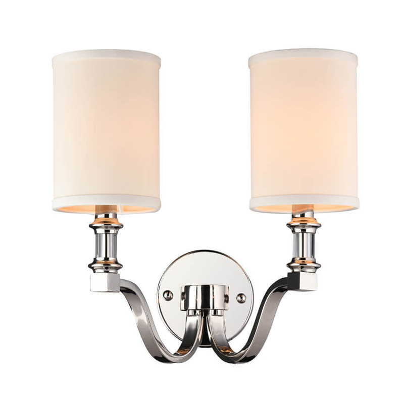 Бра Art Lamp Beige nickel 2 Никель Сатин Бежевый в Омске | Loft Concept 