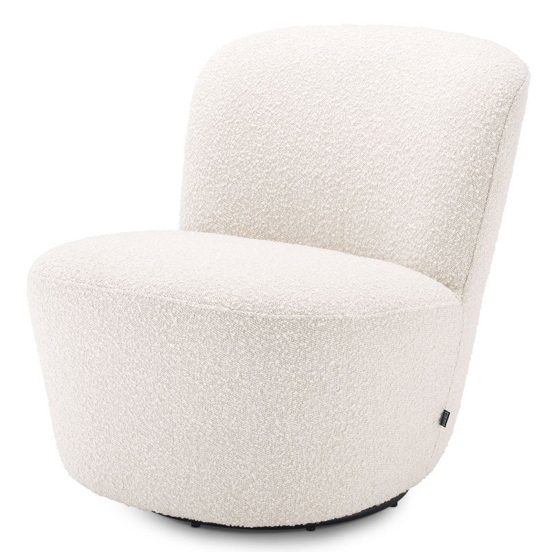 Кресло Eichholtz Swivel Chair Doria Кремовый в Омске | Loft Concept 