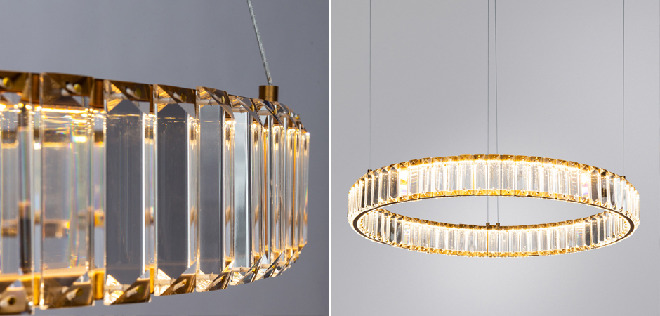 Хрустальная Люстра Crystal Ring Латунь Хрустальная Люстра Crystal Ring Латунь - Loft-Concept в Омске