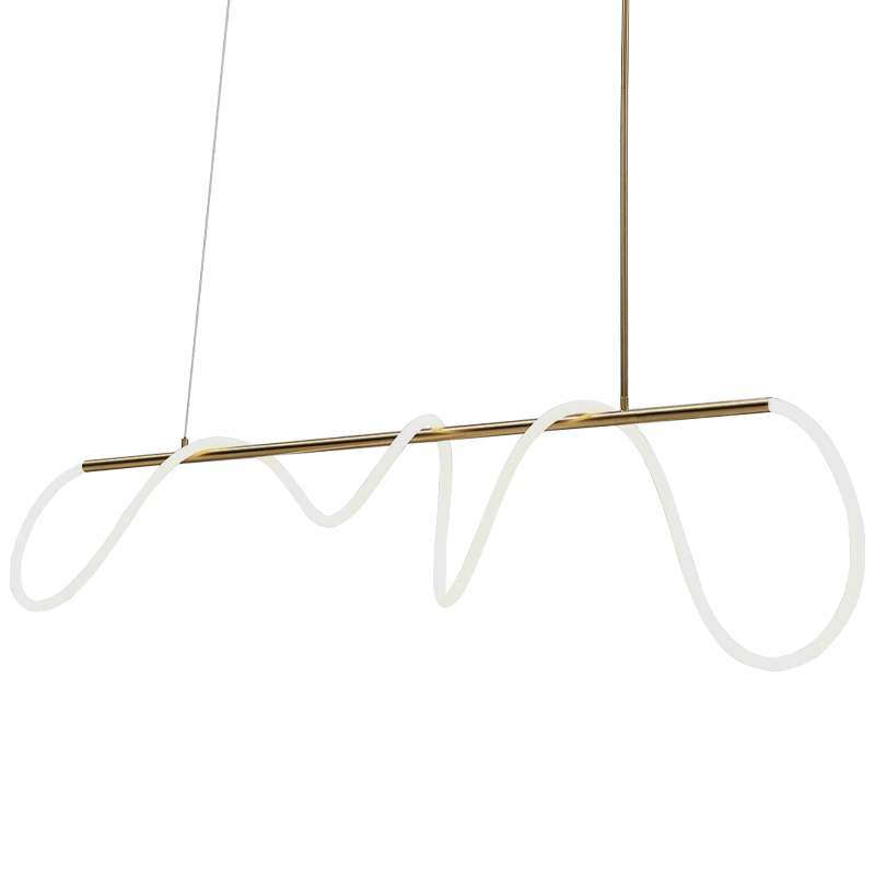 Светильник Luke Lampco Tracer Bar Gold 160 Золотой Белый в Омске | Loft Concept 