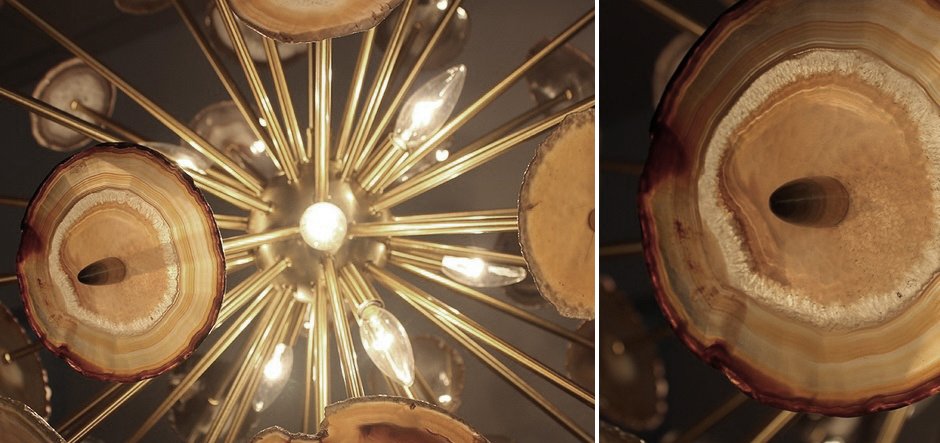 Люстра Agate Burst Chandelier Brass Люстра Agate Burst Chandelier Brass - Loft-Concept в Омске