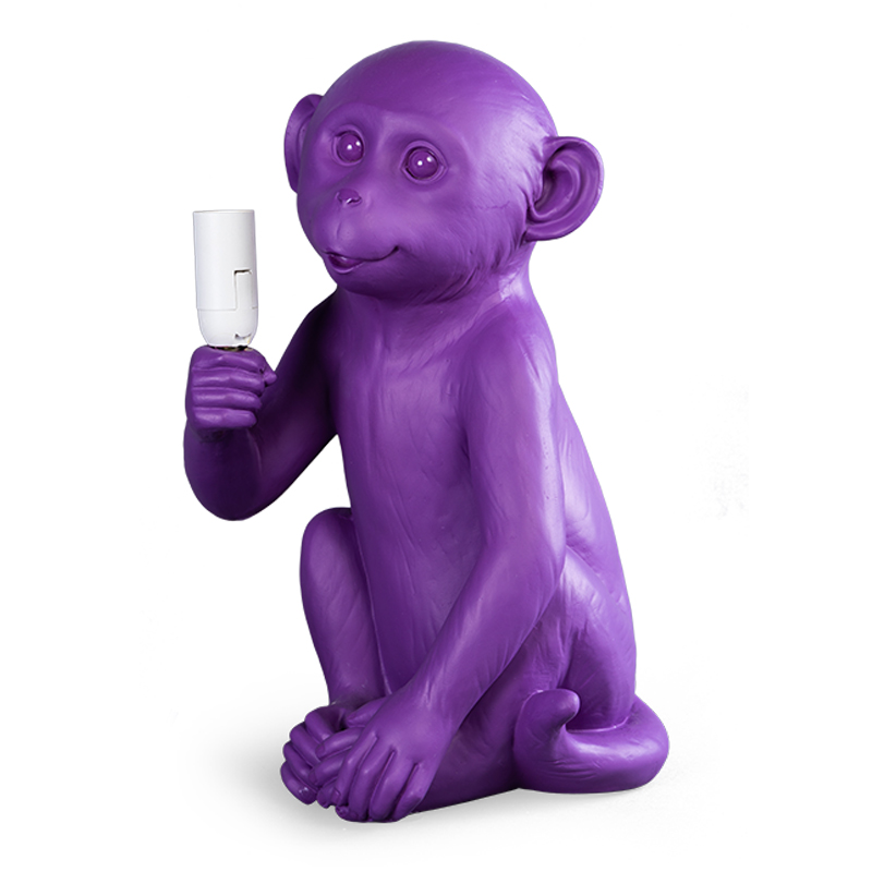 Настольная лампа Purple Monkey Фиолетовый в Омске | Loft Concept 