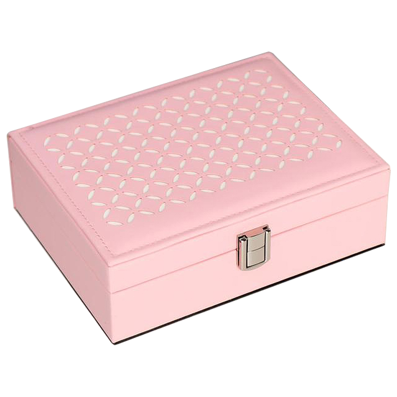 Шкатулка Varda Jewerly Organizer Box pink Розовый в Омске | Loft Concept 