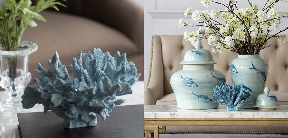 Статуэтка Coral Decor светло-голубой коралл - Loft-Concept в Омске