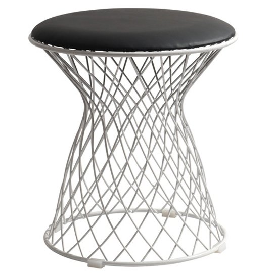 Табурет Wire Diamond Stool Красный Белый Черный в Омске | Loft Concept 