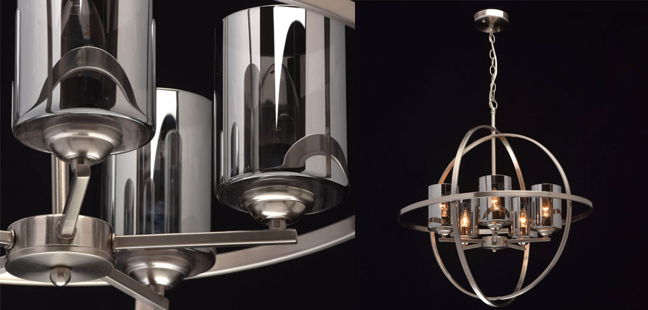 Люстра Chrome Cylinders 5 Люстра Chrome Cylinders 5 - Loft-Concept в Омске