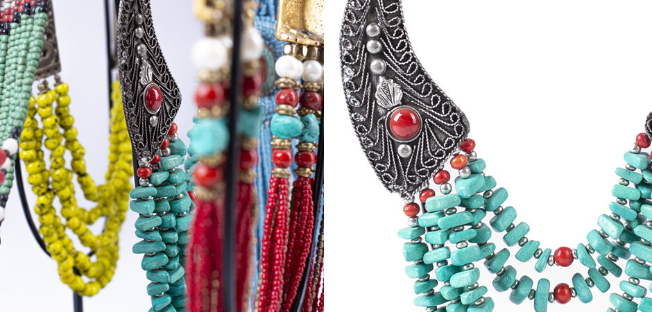 Этническое ожерелье на подставке Turquoise Battlements - Loft-Concept в Омске