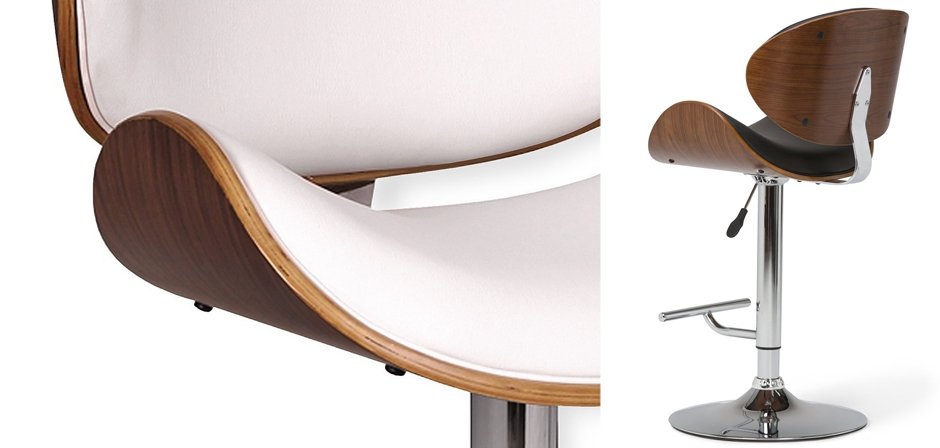 Барный стул Lounge Bar Stool белый Барный стул Lounge Bar Stool белый - Loft-Concept в Омске