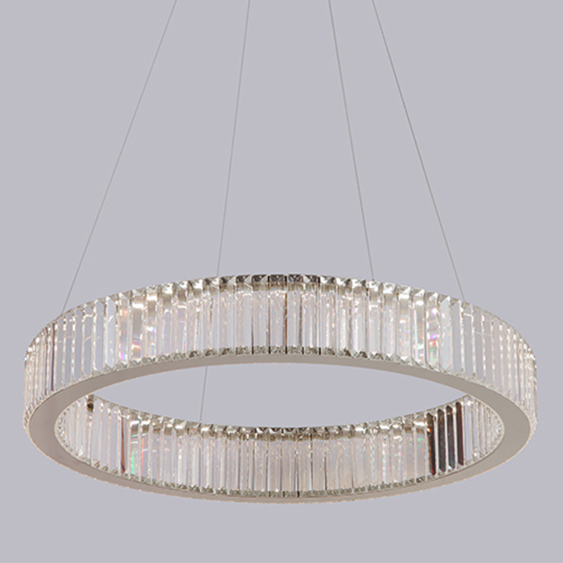 Люстра Crystal Shine Linda Chrome Chandelier Хром Прозрачный (Transparent) в Омске | Loft Concept 