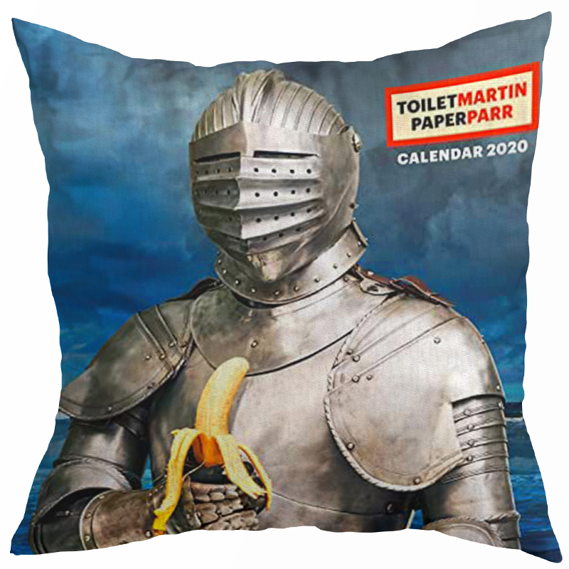 Декоративная подушка Seletti Cushion Knight Синий Серый Красный в Омске | Loft Concept 