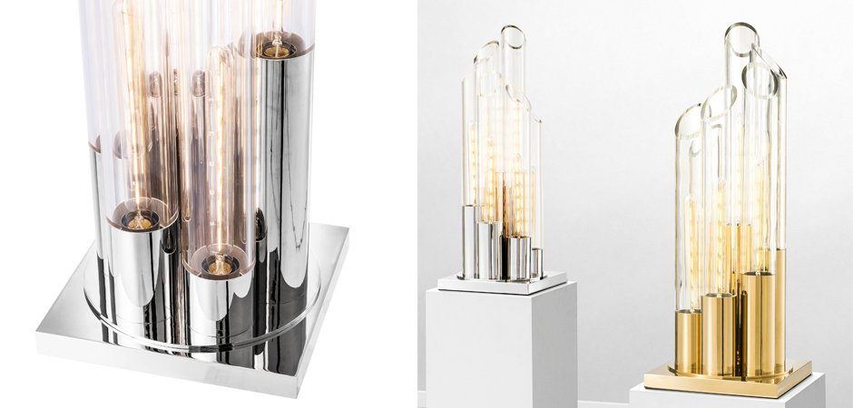 Настольная лампа Eichholtz Table Lamp Paradiso Nickel - Loft-Concept в Омске