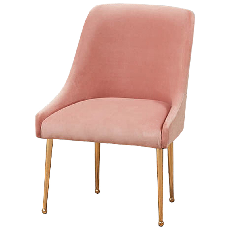 Стул Gormal Stool pink Розовый Золотой в Омске | Loft Concept 