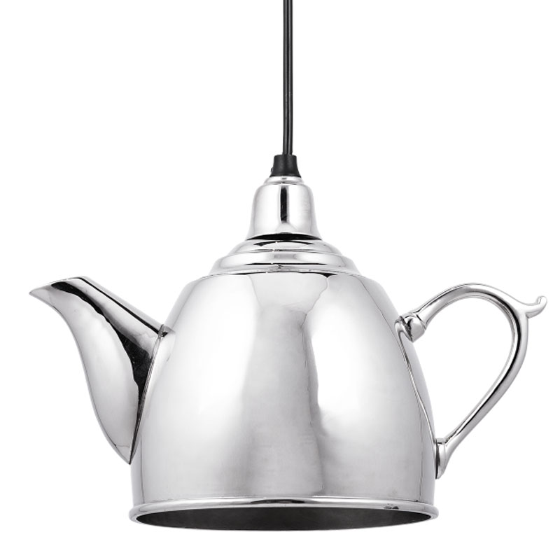 Подвесной светильник Teapot Серебряный в Омске | Loft Concept 