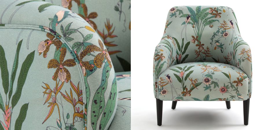 Кресло Lipstick Fauteuil melange lin Кресло Lipstick Fauteuil melange lin - Loft-Concept в Омске