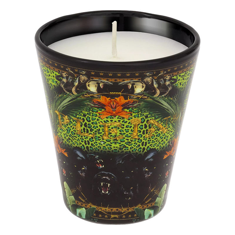 Свеча Philipp Plein Candle Jungle M Черный Мульти в Омске | Loft Concept 