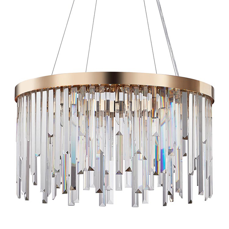 Люстра Bennett Chandelier gold 60 Золотой Прозрачный в Омске | Loft Concept 