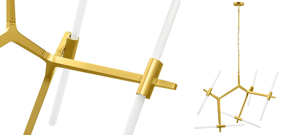 Люстра Агнес Chandelier Gold 10 Люстра Агнес Chandelier Gold 10 - Loft-Concept в Омске