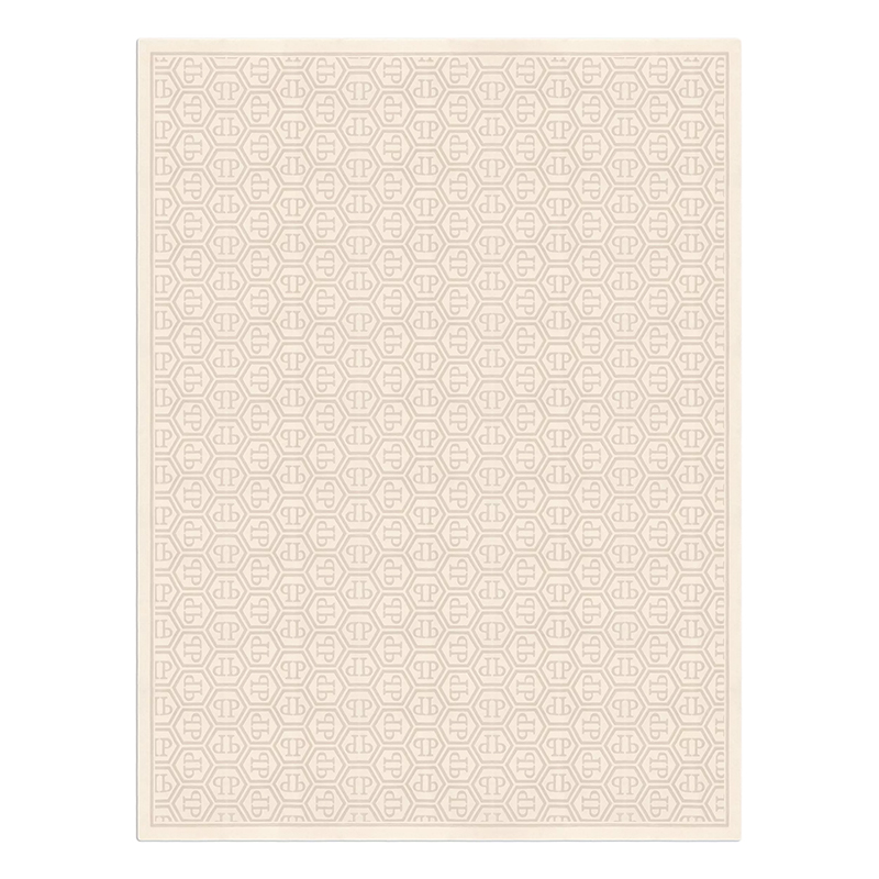 Ковер Carpet Hexagon 300 x 400 Бежевый ivory ( слоновая кость ) в Омске | Loft Concept 