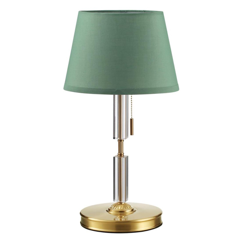 Настольная лампа Ramona Green Table Lamp Бронза Зеленый в Омске | Loft Concept 