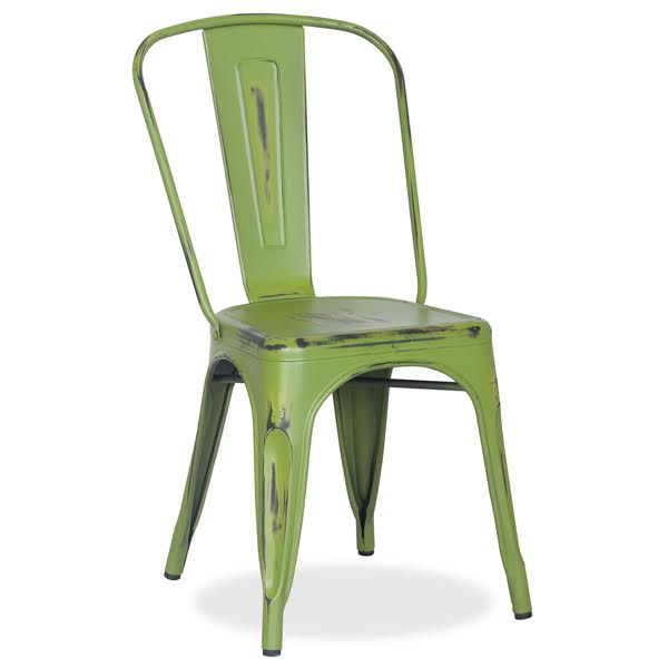 Кухонный стул Tolix Chair Vintage Green Зеленый в Омске | Loft Concept 