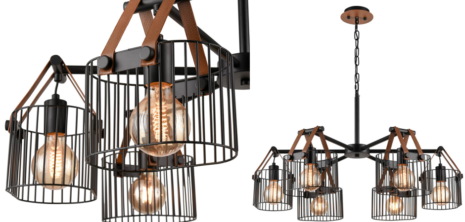 Люстра Cage Wire Color D76 Люстра Cage Wire Color D76 - Loft-Concept в Омске