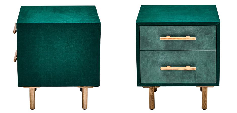 Тумба Smoky Green Nightstand Тумба Smoky Green Nightstand - Loft-Concept в Омске
