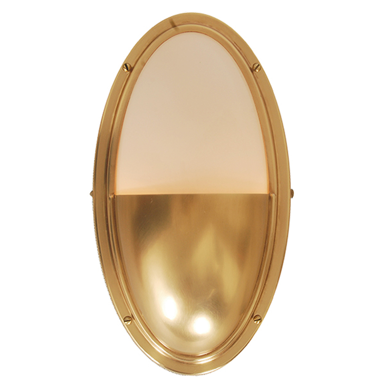 Бра Benita Loft Sconce gold Золотой Белое матовое стекло в Омске | Loft Concept 