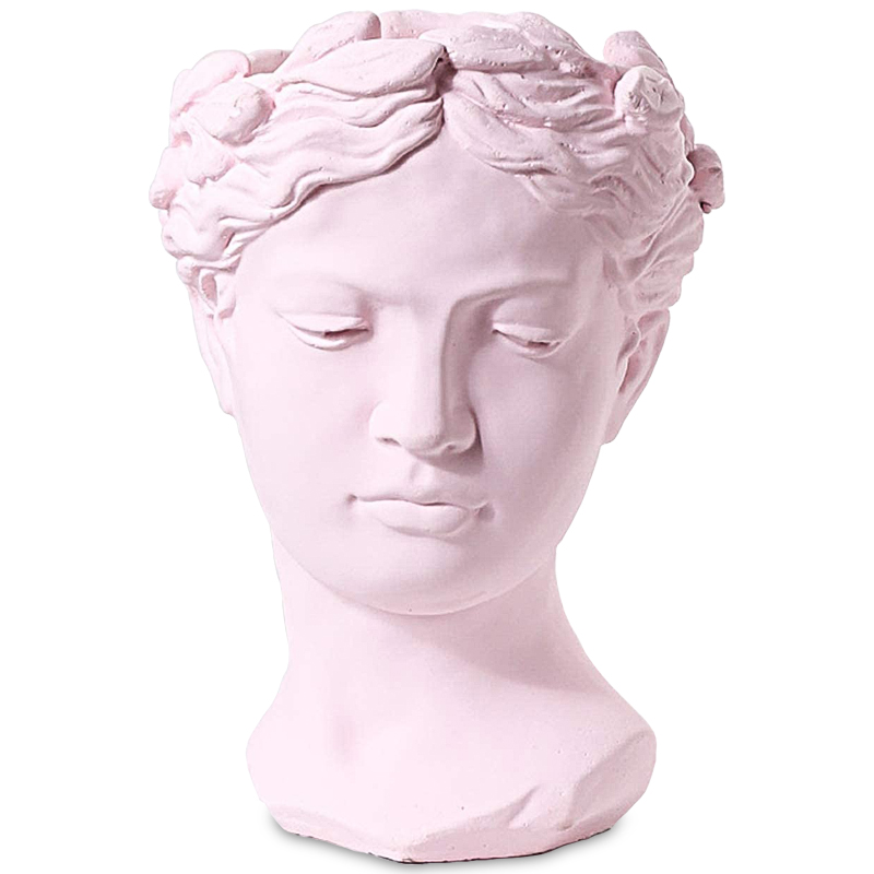 Ваза Female Bust Pink Розовый пастельный в Омске | Loft Concept 