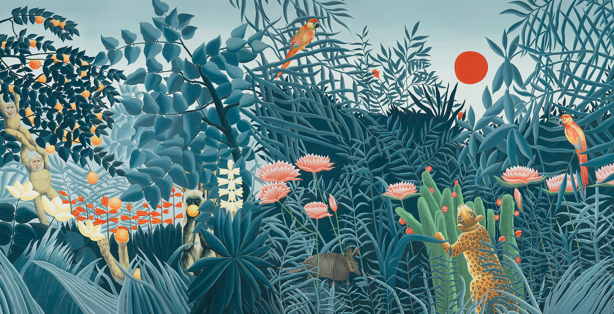 Обои ручная роспись Rousseau Rousseau on scenic paper Обои ручная роспись Rousseau Rousseau on scenic paper - постер Loft-Concept в Омске