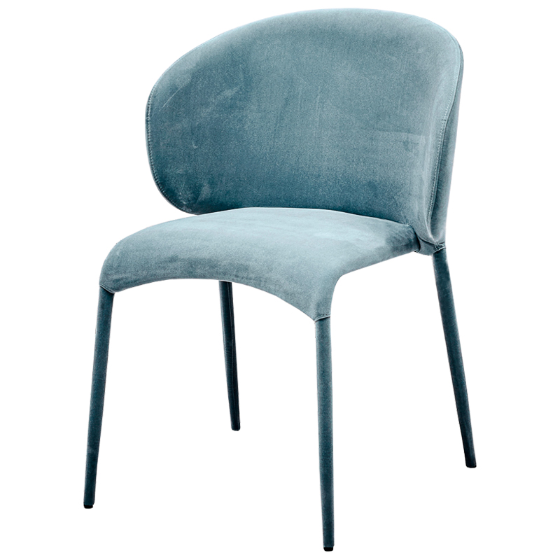 Стул Caroline Stool Pastel Blue Голубой пастельный в Омске | Loft Concept 