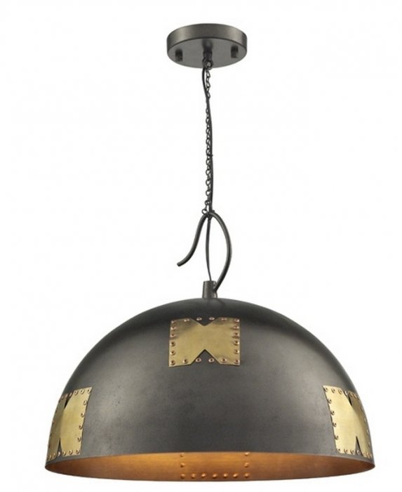 Подвесной светильник Loft Сlincher Steampunk Pendant Wide 4 Черный в Омске | Loft Concept 