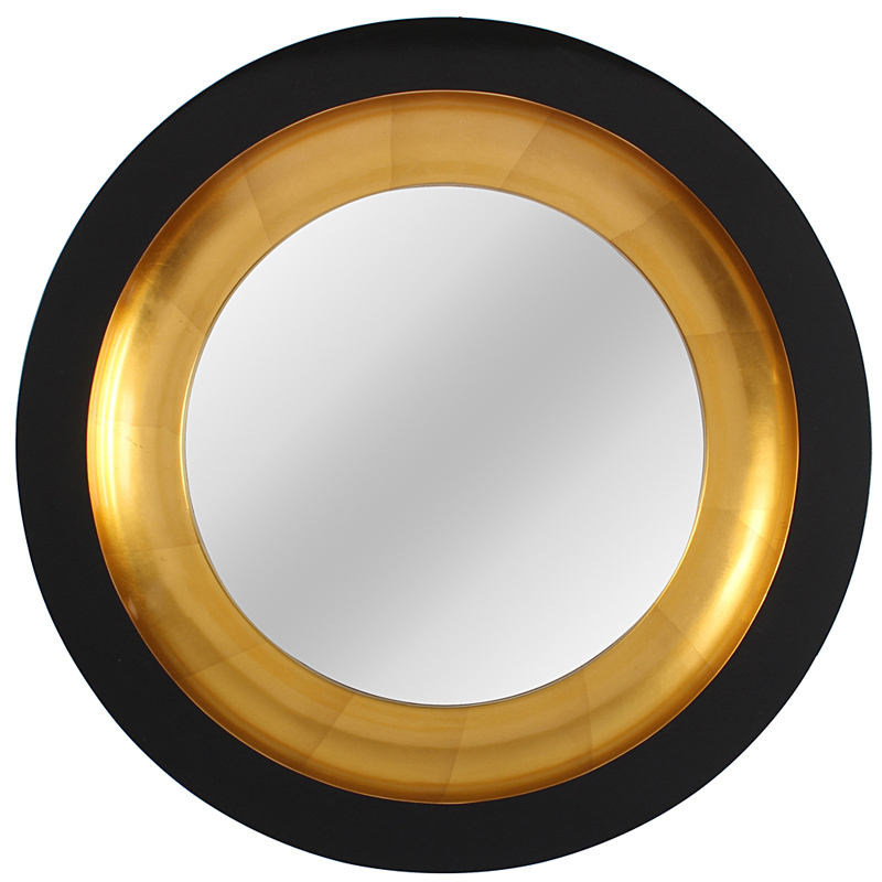 Зеркало Black and Gold Circle Mirror  в Омске | Loft Concept 