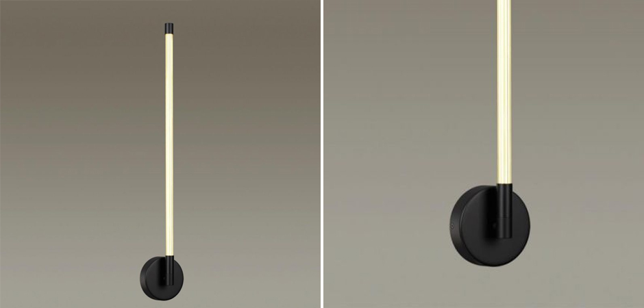 Черное Бра Trumpet tube светодиодное Черное Бра Trumpet tube светодиодное - Loft-Concept в Омске