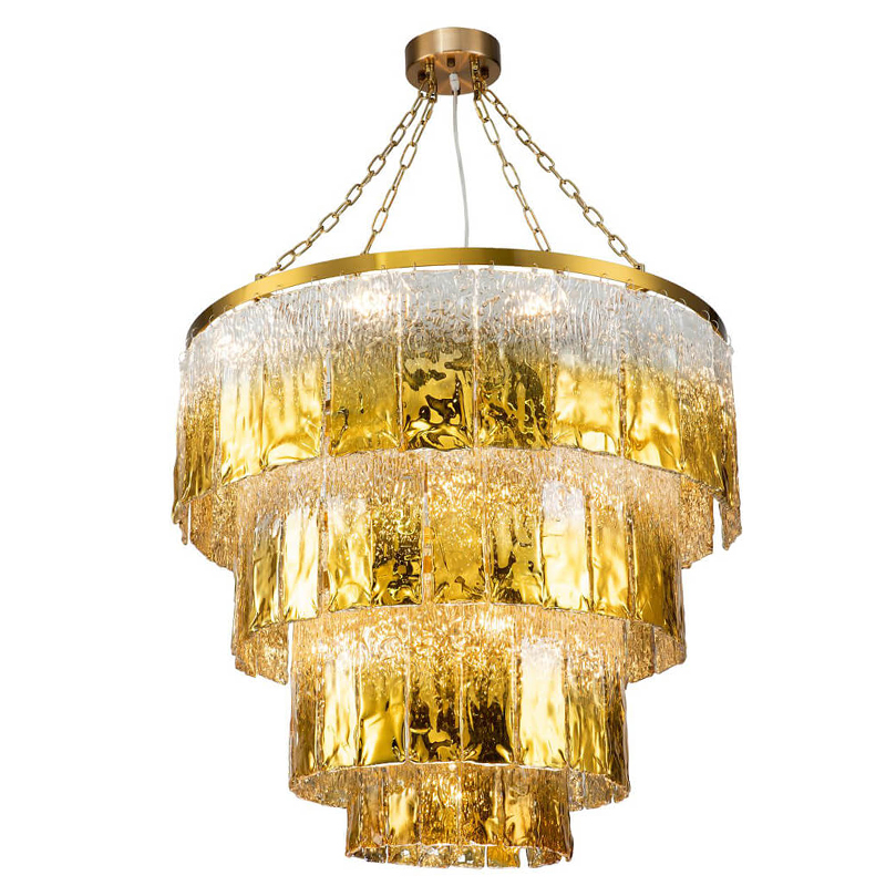 Люстра Golden Ombre Chandelier 61 Золотой в Омске | Loft Concept 