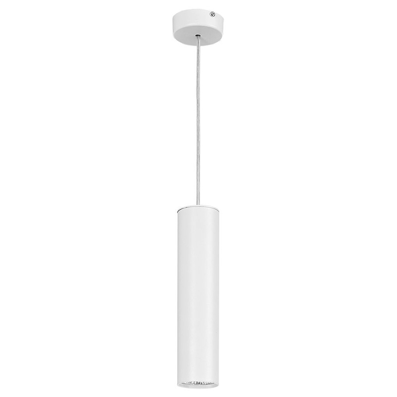 Подвесной светильник Luis Trumpet Tube White Lamp 25 Белый в Омске | Loft Concept 